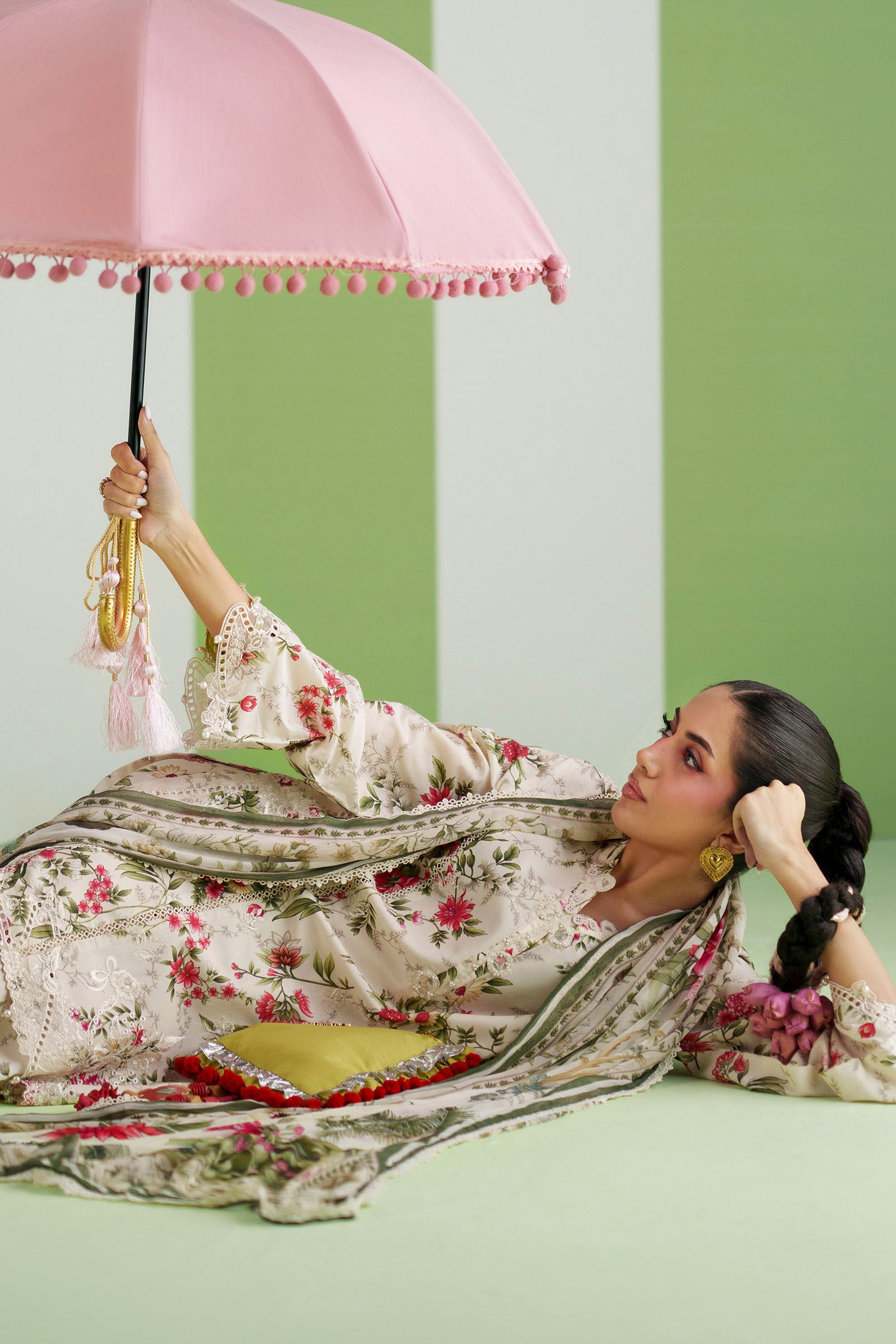 3 Piece Embroidered Lawn Suit