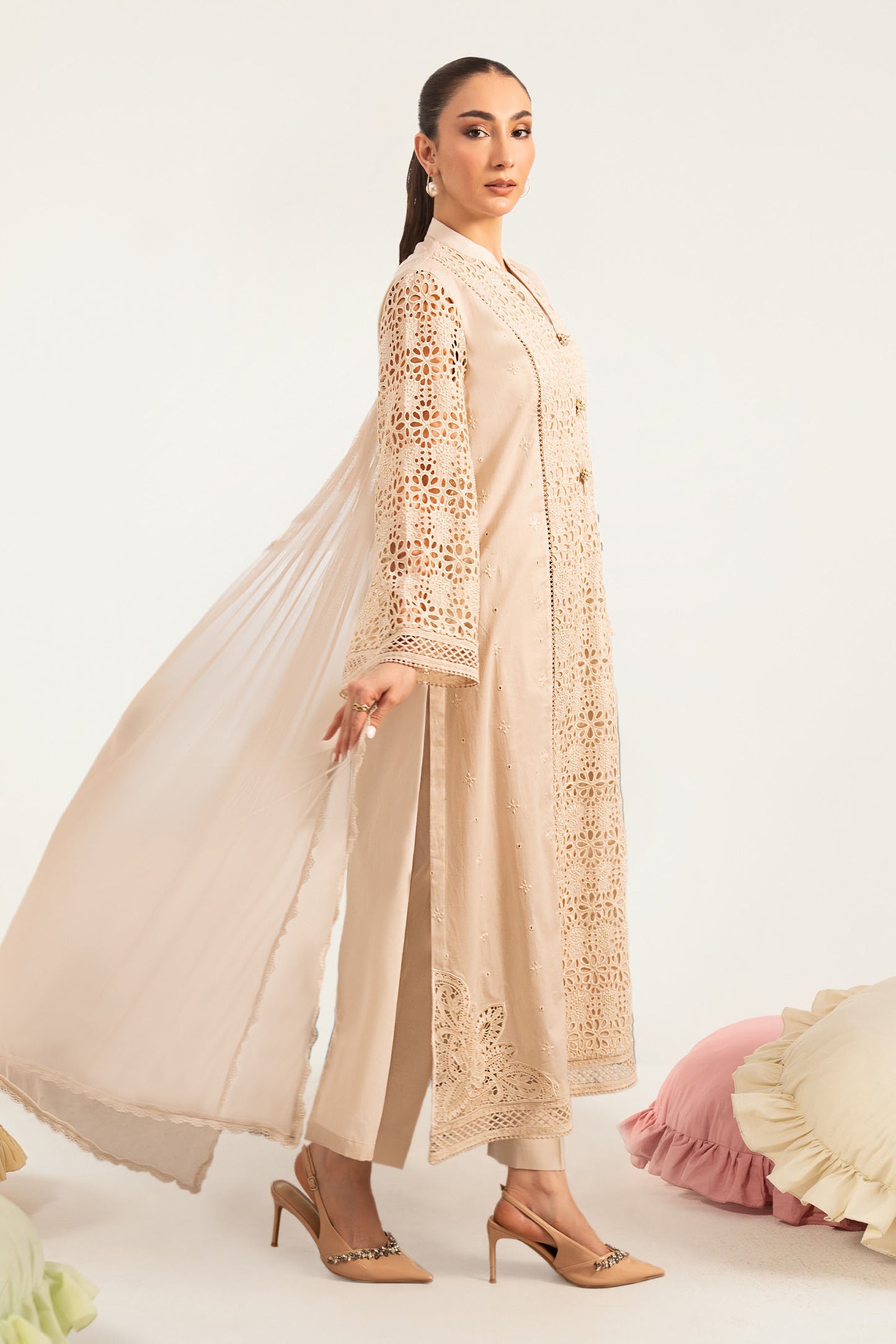 3 Piece Embroidered Lawn Suit