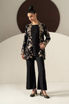 2 Piece Embroidered Linen Suit