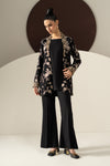 2 Piece Embroidered Linen Suit