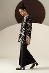 2 Piece Embroidered Linen Suit