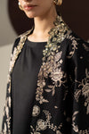 2 Piece Embroidered Linen Suit