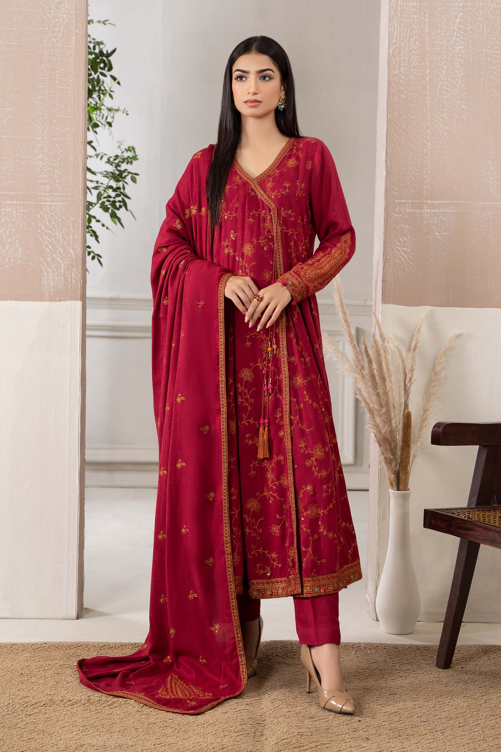 Suit Maroon DW-W23-21