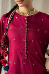 3 Piece Embroidered Linen Suit