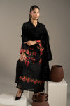 3 Piece Embroidered Linen Suit