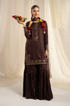 3 Piece Embroidered Dobby Linen Suit