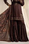 3 Piece Embroidered Dobby Linen Suit
