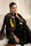 3 Piece Embroidered Dobby Linen Suit