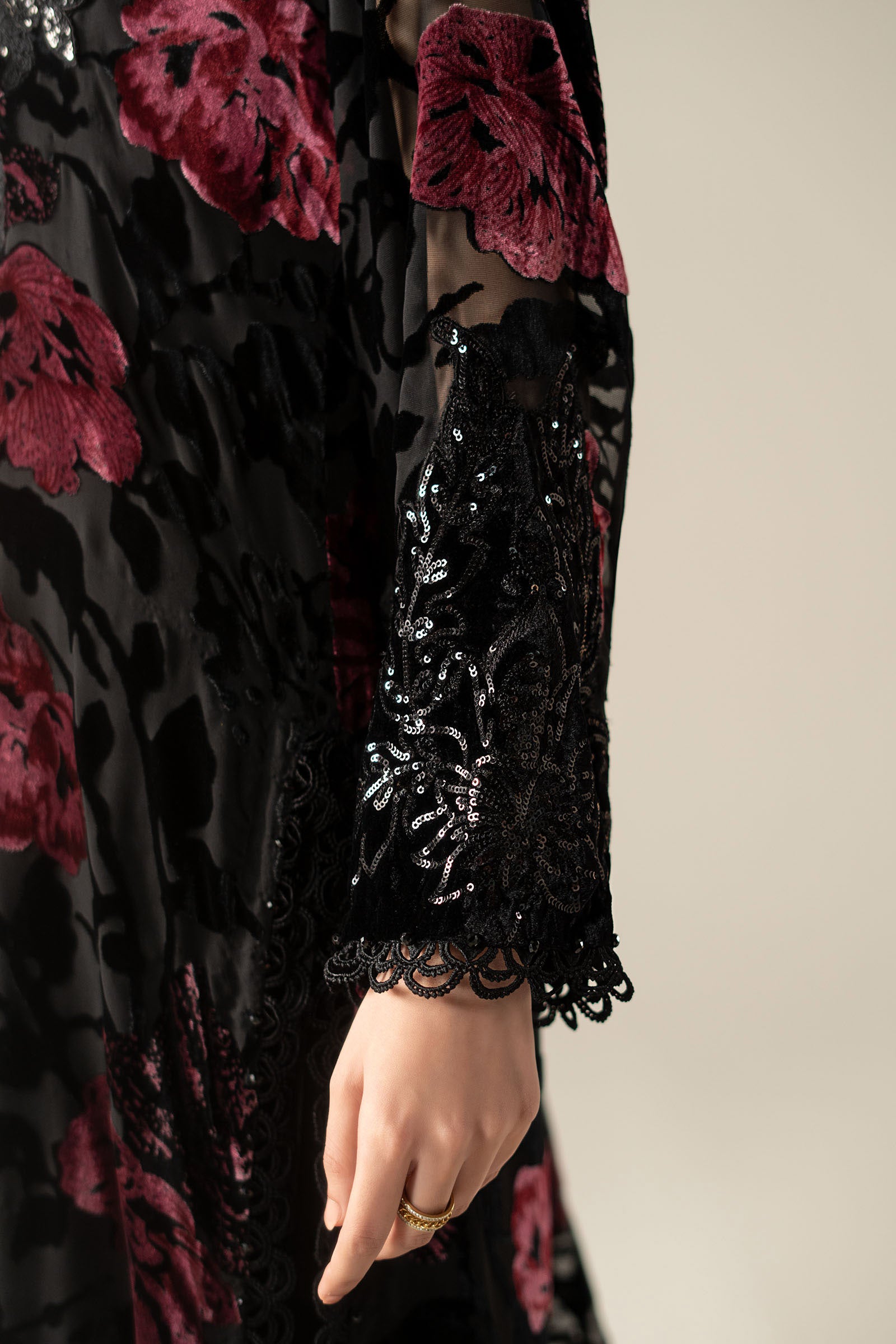 3 Piece Embroidered Palachi Suit