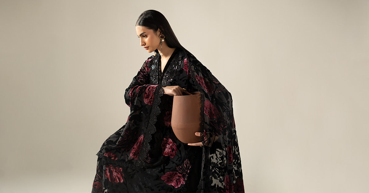 3 Piece Embroidered Palachi Suit