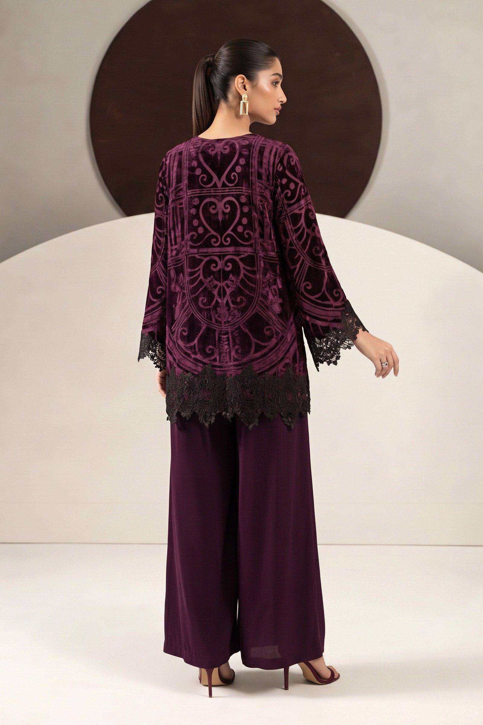 3 Piece Embroidered Palachi Suit