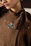 Embroidered Tropical Slub Khaddar Shirt