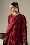 3 Piece Embroidered Linen Suit