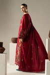 3 Piece Embroidered Linen Suit