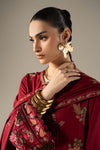 3 Piece Embroidered Linen Suit
