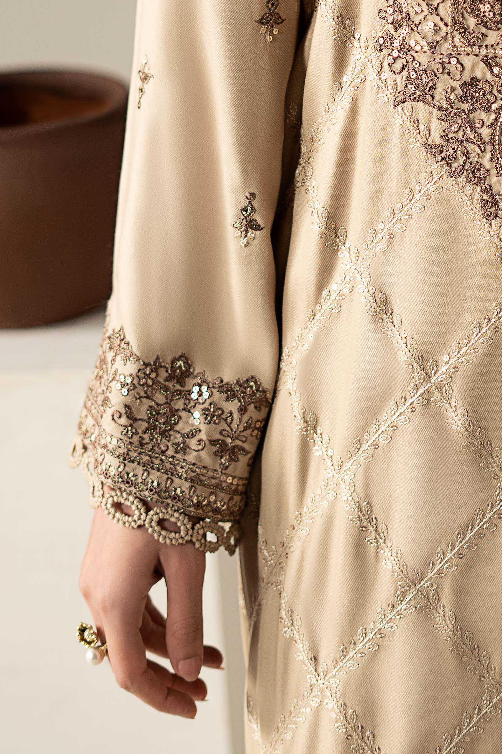 3 Piece Embroidered Marina Twill Suit