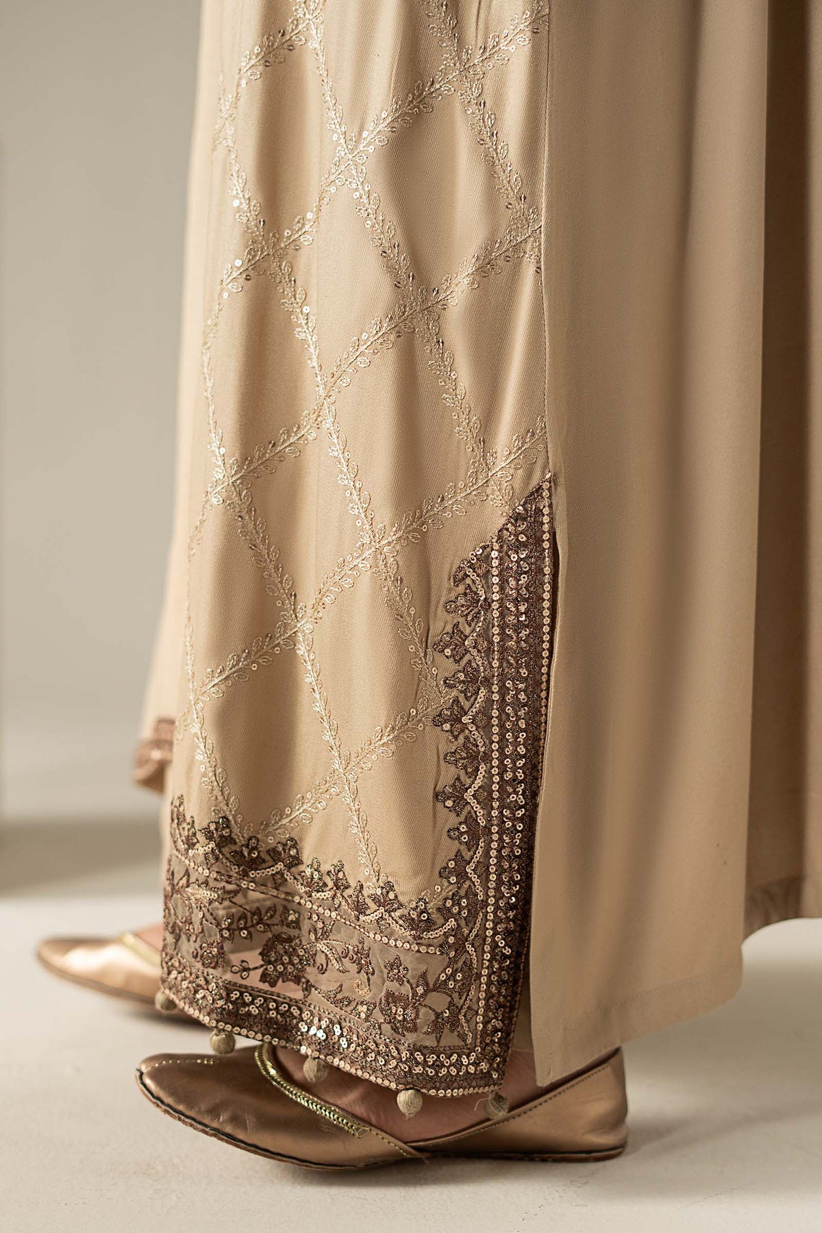 3 Piece Embroidered Marina Twill Suit