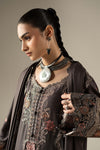 3 Piece Embroidered Linen Suit