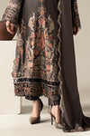 3 Piece Embroidered Linen Suit