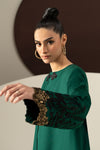 3 Piece Embroidered Linen Suit
