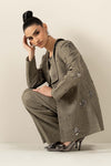 3 Piece Embroidered Tropical Slub Khaddar Suit