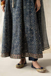 3 Piece Embroidered Raw Silk Suit