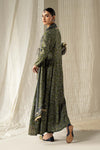 3 Piece Embroidered Raw Silk Suit