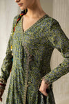 3 Piece Embroidered Raw Silk Suit