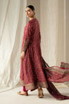 3 Piece Embroidered Raw Silk Suit