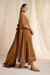 3 Piece Embroidered Raw Silk Suit