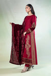 3 Piece Embroidered Khaddar Suit