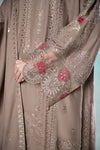 3 Piece Embroidered Linen Suit