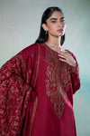 3 Piece Embroidered Linen Suit