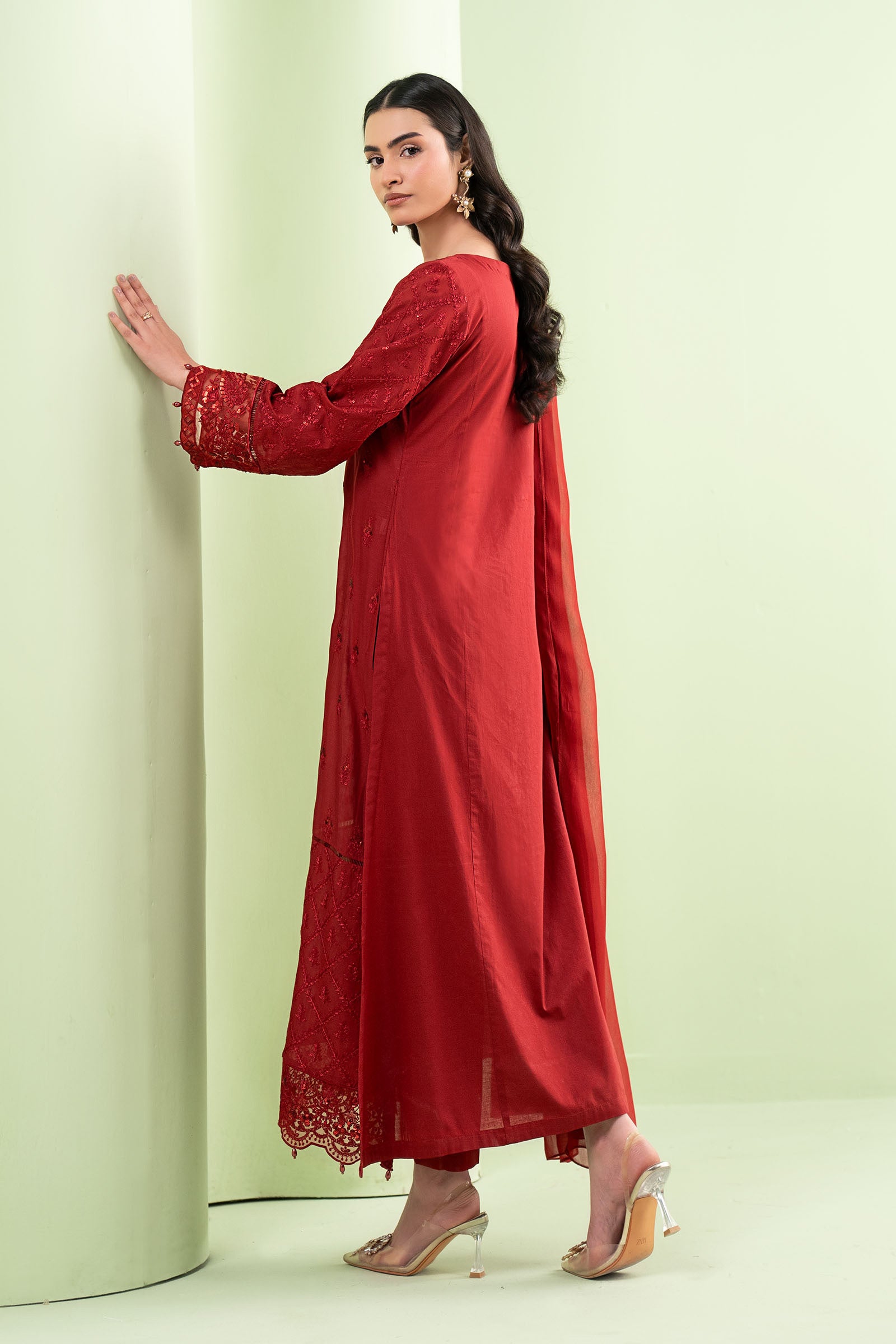 3 Piece Embroidered Lawn Suit