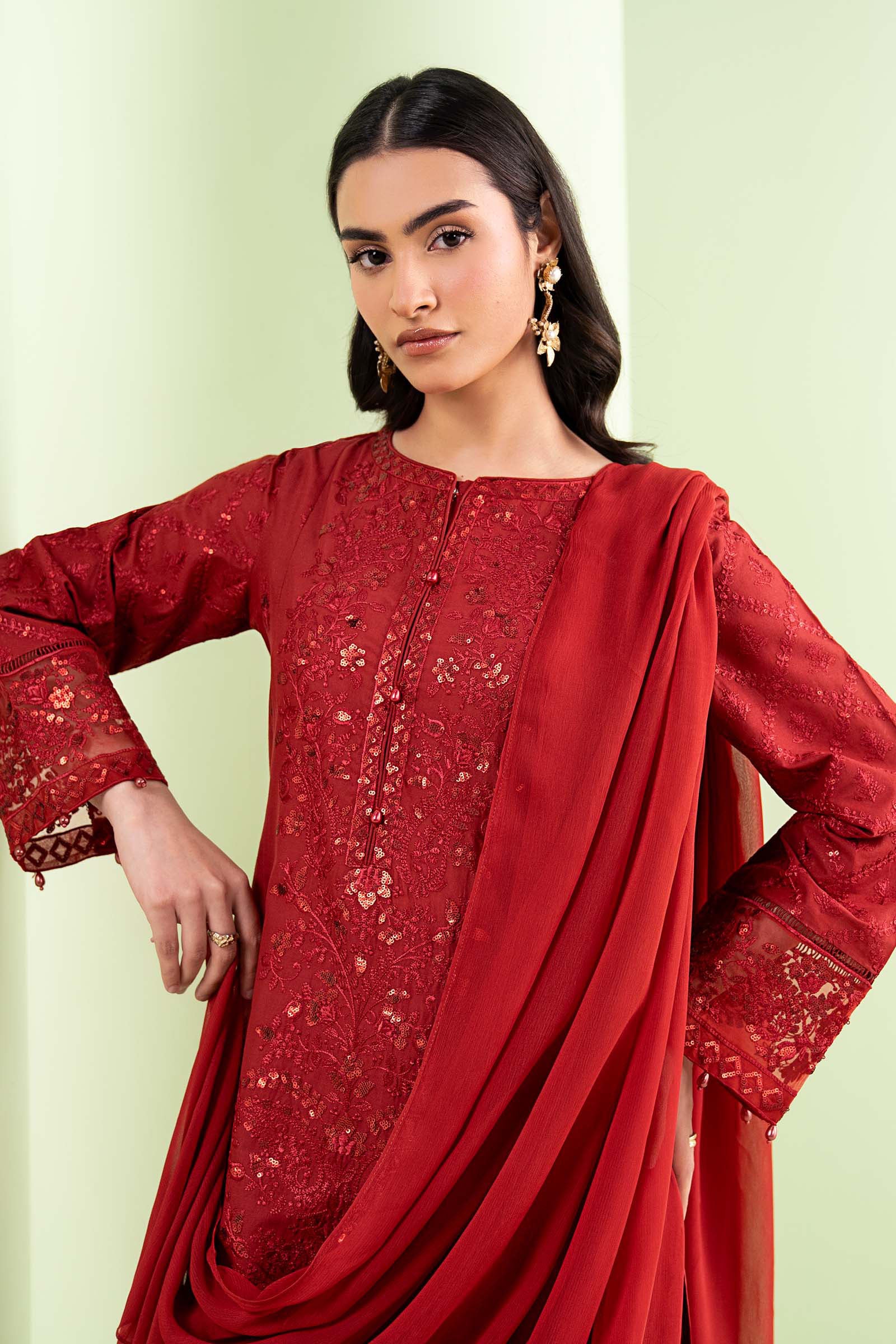 3 Piece Embroidered Lawn Suit