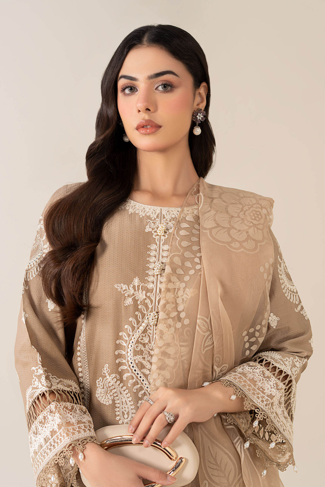 ANDMARY Robin girls set up beige M 【公式通販】