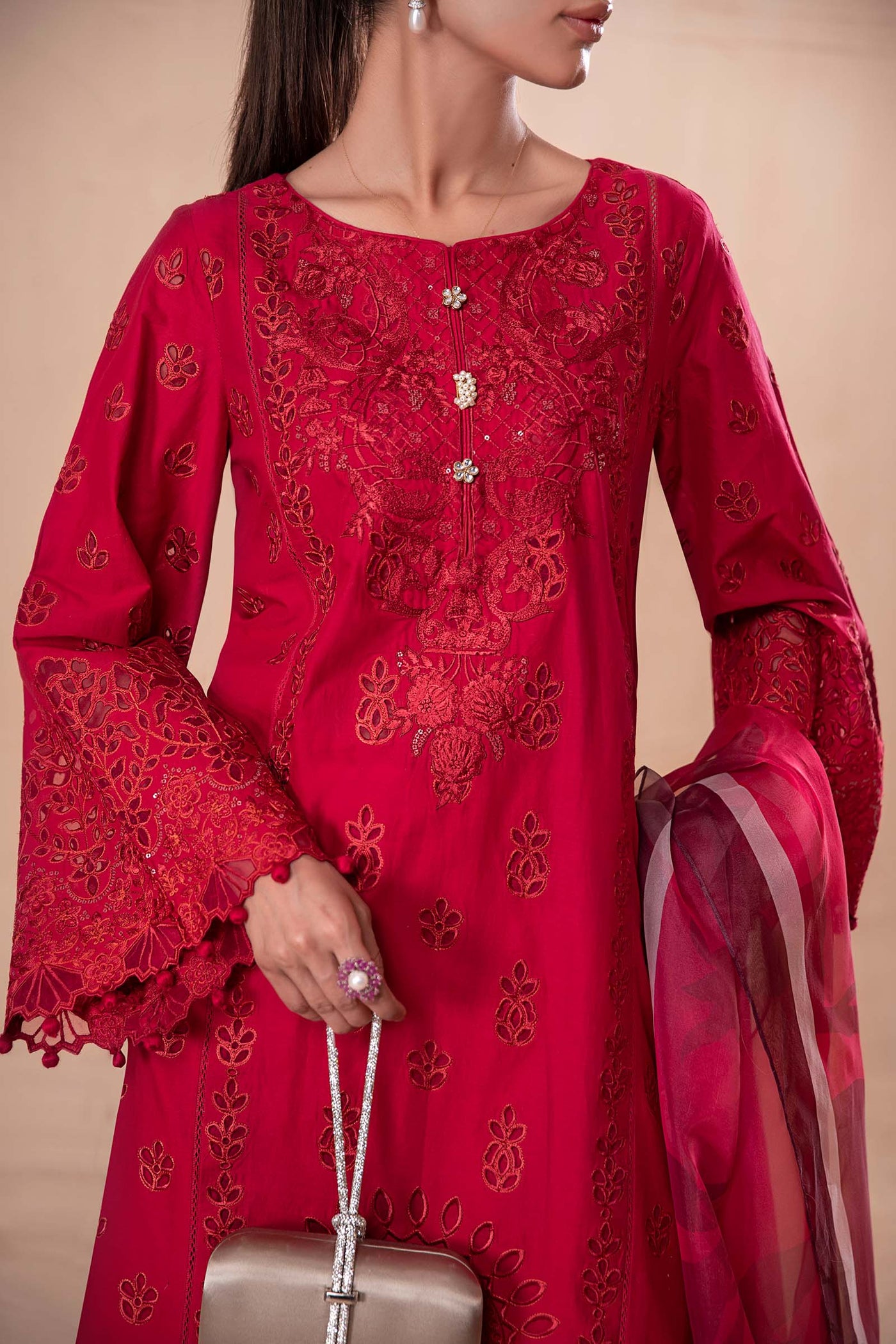 3 Piece Embroidered Lawn Suit