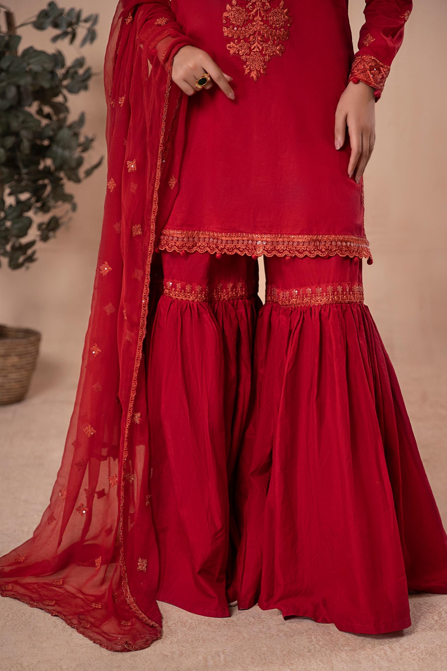 3 Piece Embroidered Lawn Suit