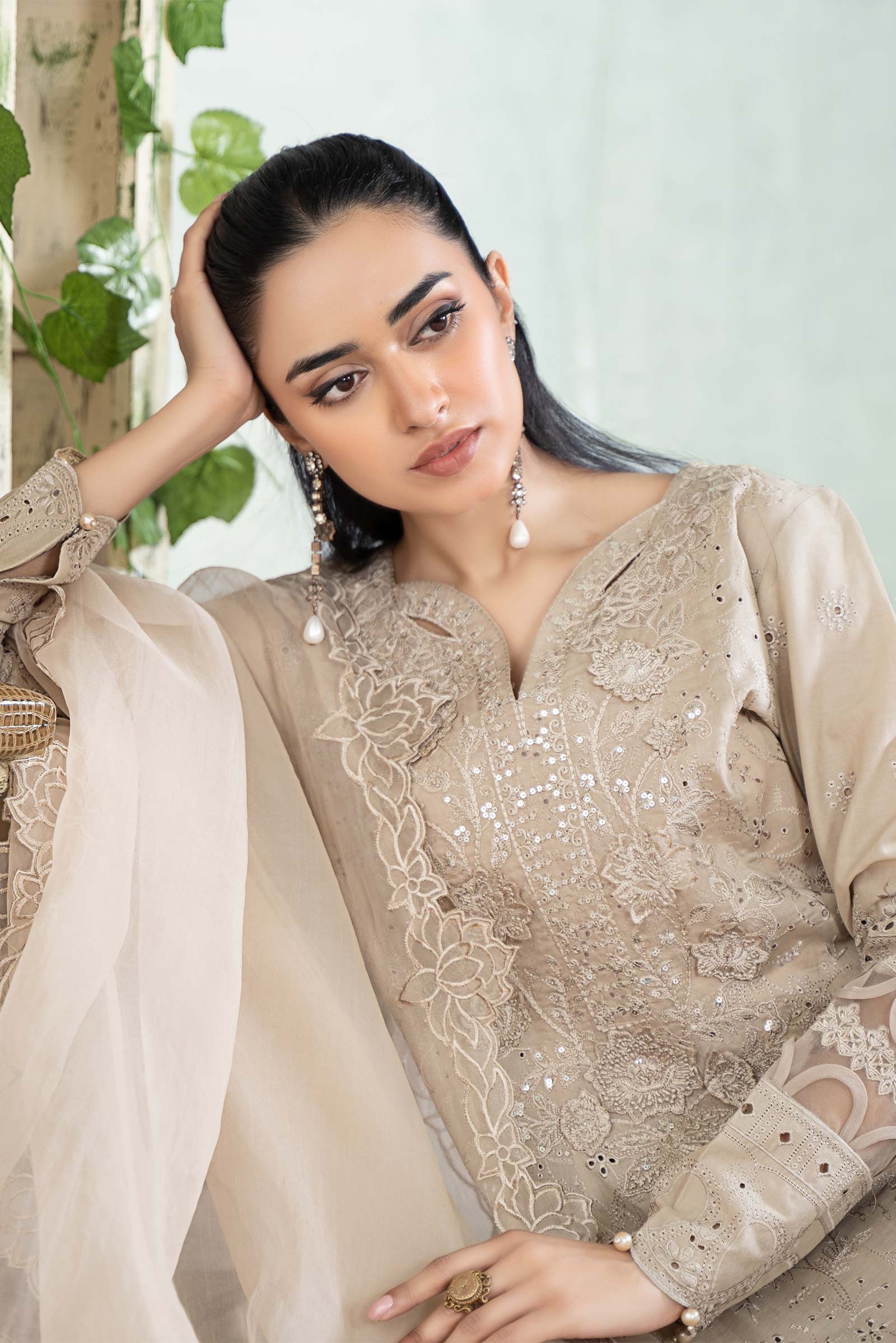 3 Piece Embroidered Lawn Suit