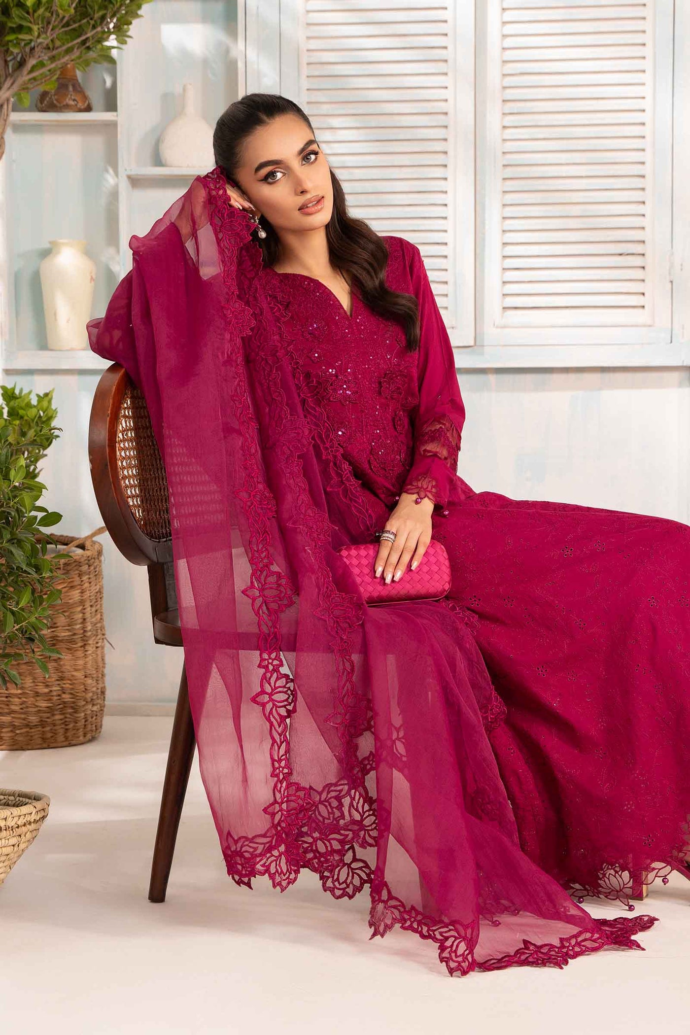3 Piece Embroidered Lawn Suit