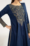 3 Piece Embroidered Dobby Lawn Suit