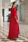 3 Piece Embroidered Dobby Lawn Suit