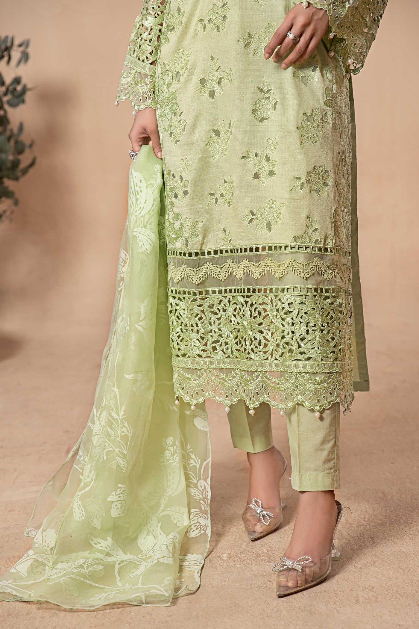 3 Piece Embroidered Lawn Suit