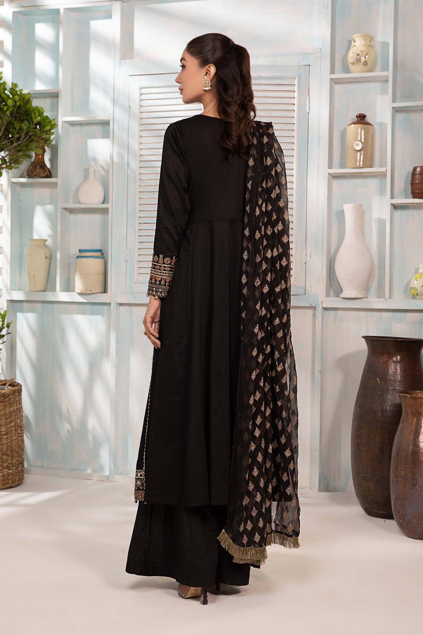 3 Piece Dyed Lawn Suit