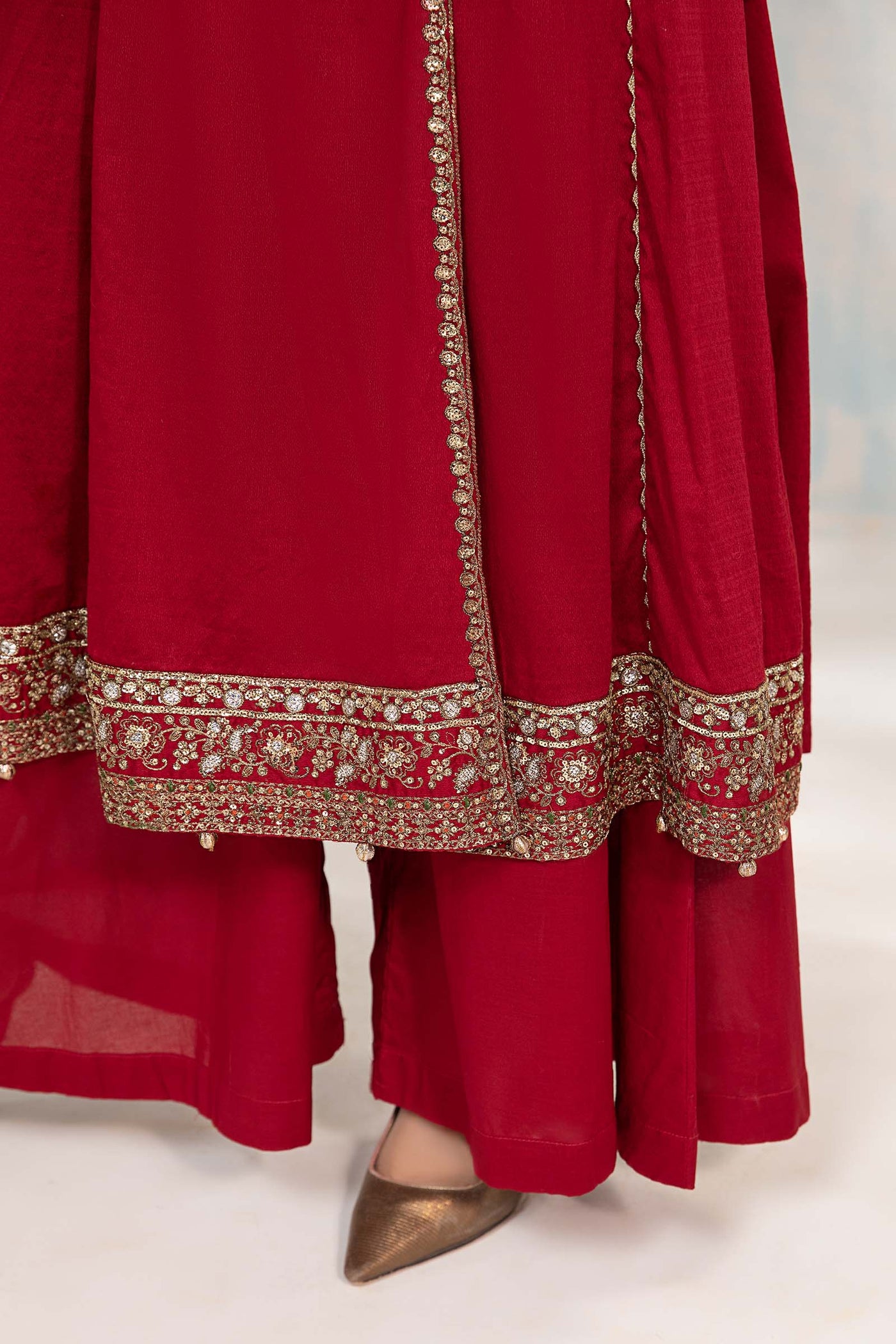 3 Piece Dyed Lawn Suit