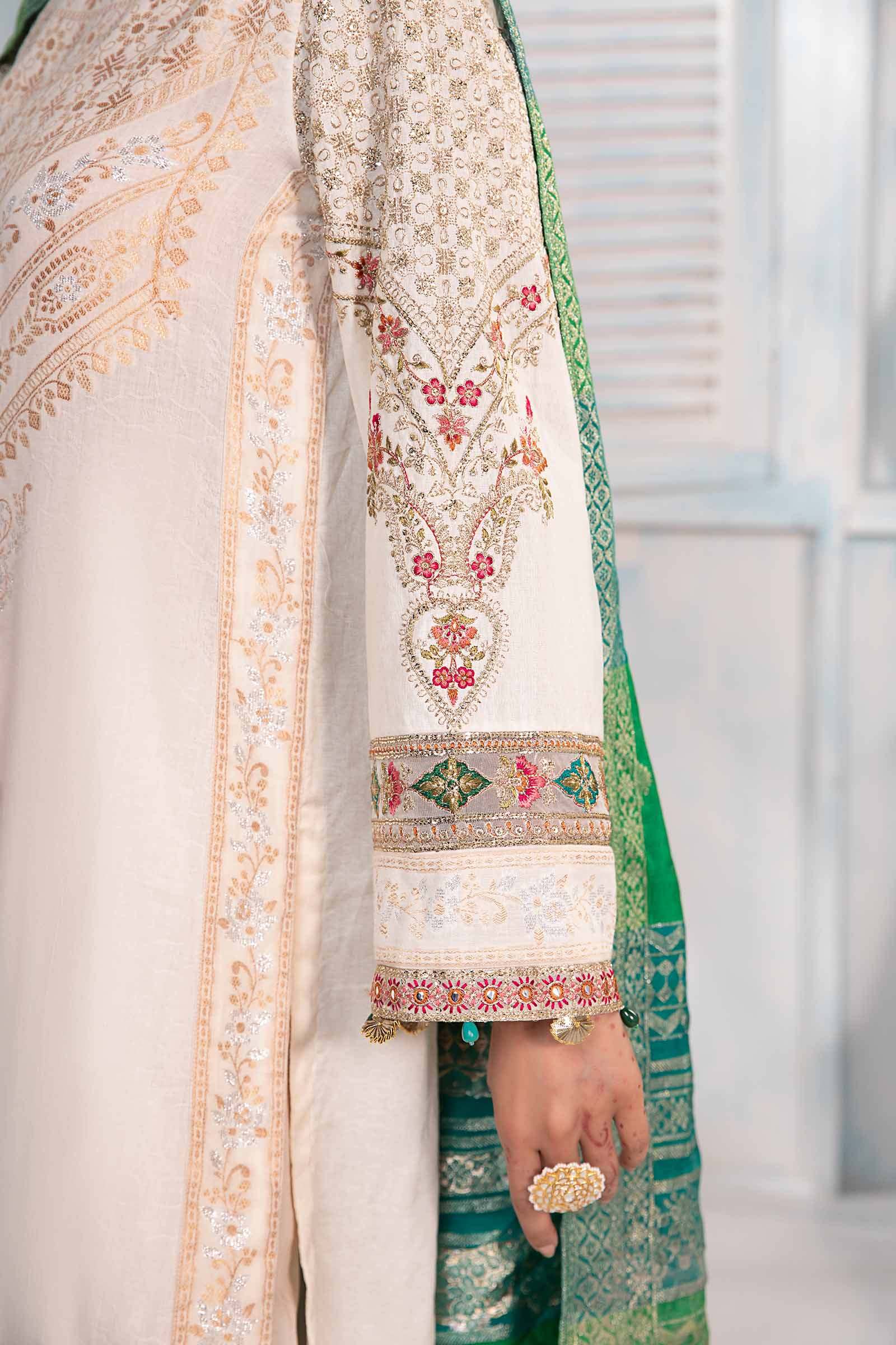 3 Piece Dyed Jacquard Broshia Suit