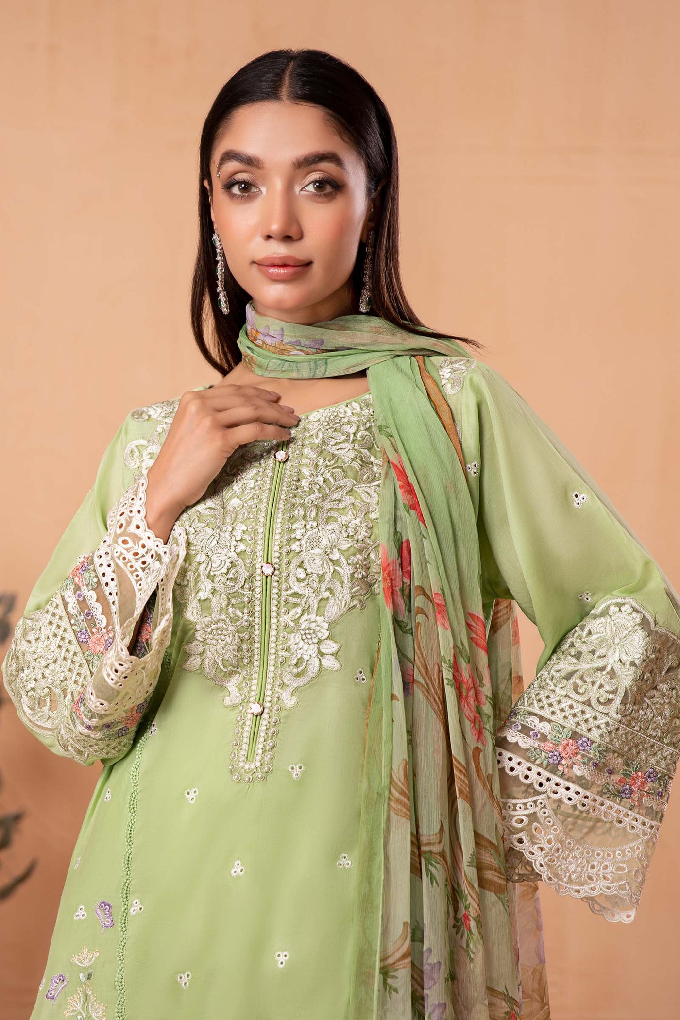 3 Piece Embroidered Lawn Suit