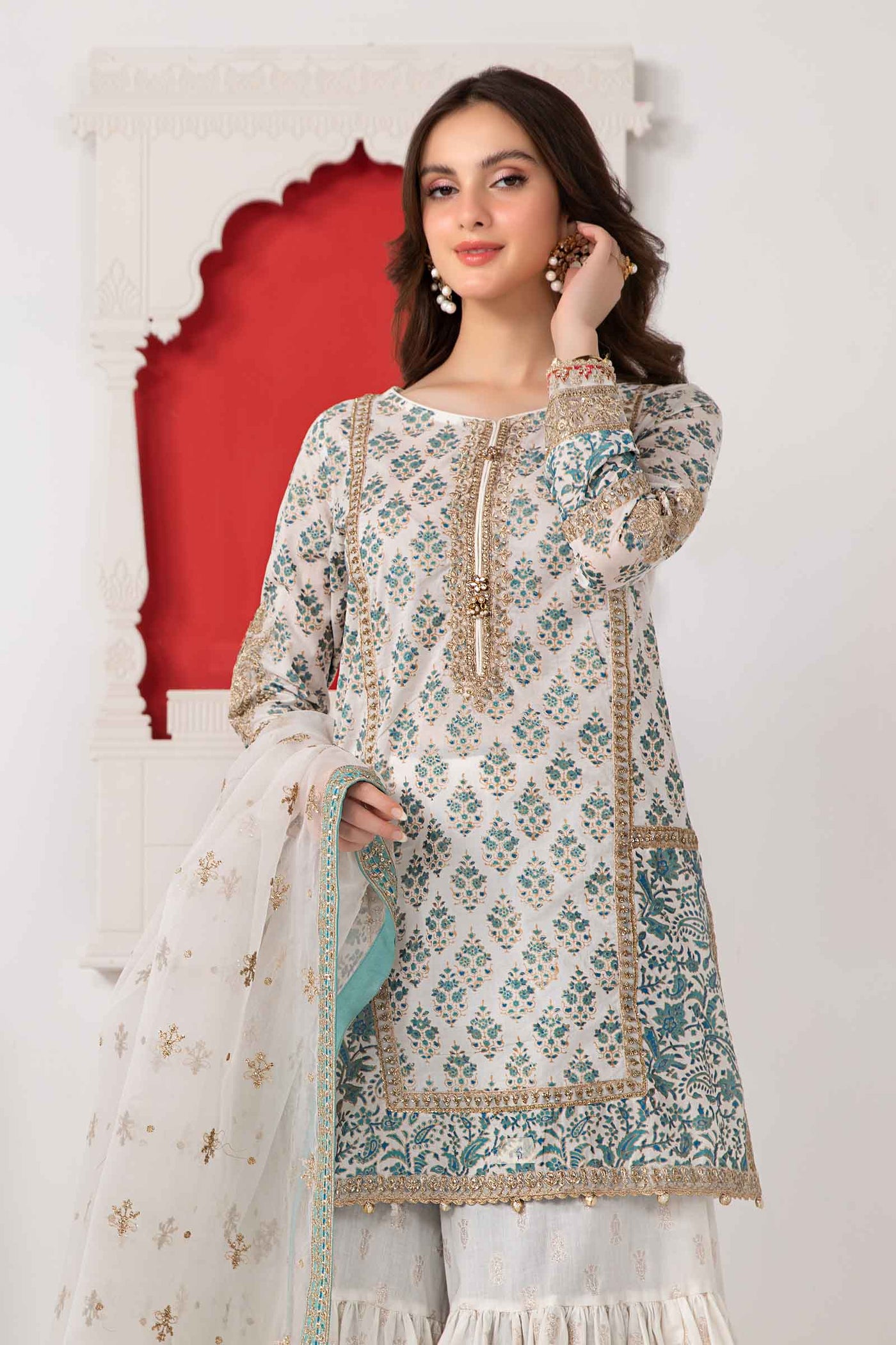 3 Piece Printed Lawn Suit