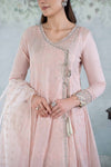 3 Piece Embroidered Net Suit