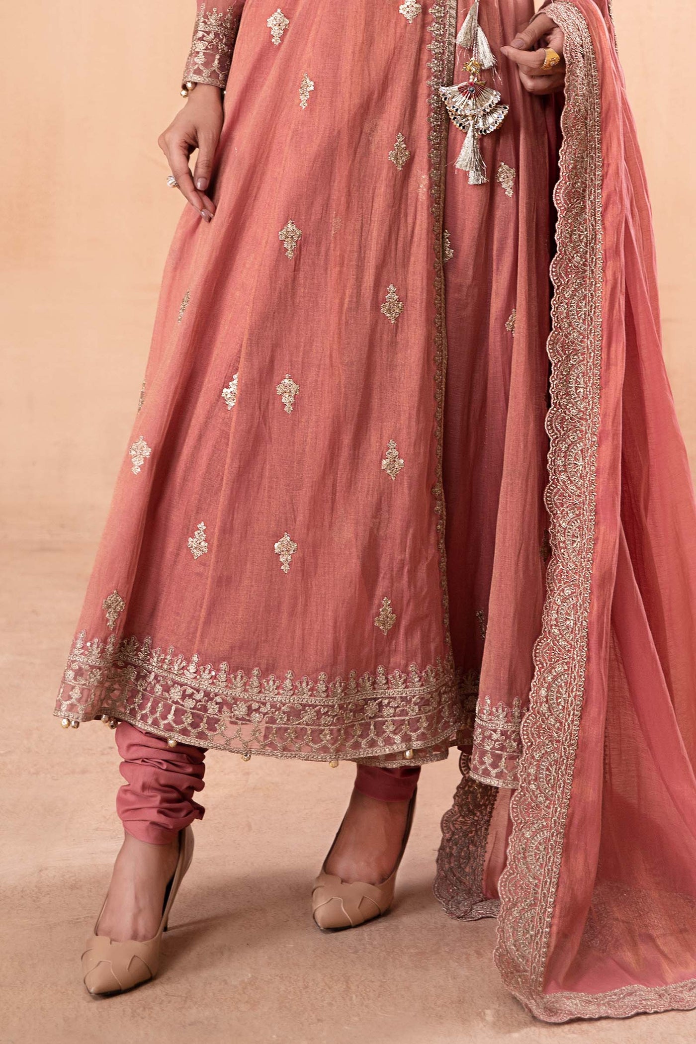 3 Piece Embroidered Cotton Masoori Suit